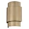 Z-Lite Harlech Wall Sconce, 2-Light, 8.5 In.W x 4 In.L x 12.75 In.H, Rubbed Brass/Rubbed Brass 739S-RB - alternate 4
